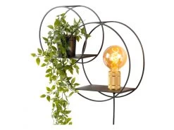 Wandlamp CIRCLE - Zwart/goud Zwart -Welkom bij Verlichting en Meubels Winkel! lucide circle 52205