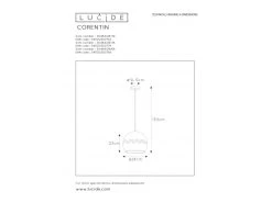 Hanglamp CORENTIN - Blinkend Zwart Zwart 13 Hanglamp CORENTIN - Blinkend Zwart Zwart -Welkom bij Verlichting en Meubels Winkel! lucide corentin 50265