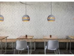 Hanglamp CORENTIN - Mat Grijs Grijs -Welkom bij Verlichting en Meubels Winkel! lucide corentin 50273