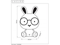 Tafellamp Konijn DODO - Roos Roze -Welkom bij Verlichting en Meubels Winkel! lucide dodo 28979