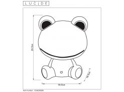 Tafellamp Kikker DODO - Groen Groen -Welkom bij Verlichting en Meubels Winkel! lucide dodo 28982