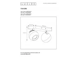 Spot FAVORI 2x - Zwart Zwart 5 Spot FAVORI 2x - Zwart Zwart -Welkom bij Verlichting en Meubels Winkel! lucide favori 52181