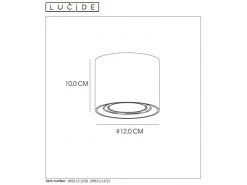 Ronde Plafondspot FEDLER - Zwart Zwart 12 Ronde Plafondspot FEDLER - Zwart Zwart -Welkom bij Verlichting en Meubels Winkel! lucide fedler 25789