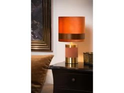 Tafellamp FRIZZLE - Bruin Bruin -Welkom bij Verlichting en Meubels Winkel! lucide frizzle 48062