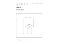 Tafellamp FRIZZLE - Bruin Bruin -Welkom bij Verlichting en Meubels Winkel! lucide frizzle 48066