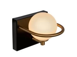 Wandlamp ISOBEL - Zwart / Goud Zwart 11 Wandlamp ISOBEL - Zwart / Goud Zwart -Welkom bij Verlichting en Meubels Winkel! lucide isobel 51830
