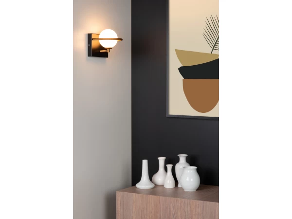 Wandlamp ISOBEL - Zwart / Goud Zwart 2 Wandlamp ISOBEL - Zwart / Goud Zwart - Afbeelding 2