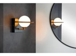 Wandlamp ISOBEL - Zwart / Goud Zwart 9 Wandlamp ISOBEL - Zwart / Goud Zwart -Welkom bij Verlichting en Meubels Winkel! lucide isobel 51833