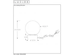 Tafellamp JORIT - Smoke Glas Grijs -Welkom bij Verlichting en Meubels Winkel! lucide jorit 25869