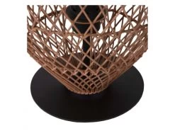 Tafellamp KENJIRO - Rotan Oker Hout -Welkom bij Verlichting en Meubels Winkel! lucide kenjiro 48045