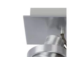 Spot LANDA II 2x - Aluminium Zilver -Welkom bij Verlichting en Meubels Winkel! lucide landa ii 39315