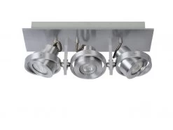 Spot LANDA II 3x - Aluminium Zilver 12 Spot LANDA II 3x - Aluminium Zilver -Welkom bij Verlichting en Meubels Winkel! lucide landa ii 39328
