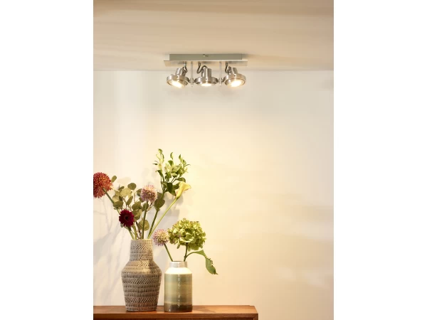 Spot LANDA II 3x - Aluminium Zilver 2 Spot LANDA II 3x - Aluminium Zilver - Afbeelding 2