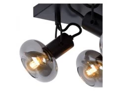 Plafondspot MADEE - Zwart/smoke Glas Zwart -Welkom bij Verlichting en Meubels Winkel! lucide madee 26153