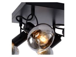 Plafondspot MADEE - Zwart/smoke Glas Zwart -Welkom bij Verlichting en Meubels Winkel! lucide madee 26154