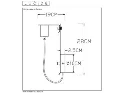 Wandlamp MALCOLM - Zwart Zwart -Welkom bij Verlichting en Meubels Winkel! lucide malcolm 25857