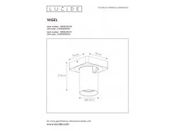 Plafondspot NIGEL 1x - Zwart Zwart 9 Plafondspot NIGEL 1x - Zwart Zwart -Welkom bij Verlichting en Meubels Winkel! lucide nigel 40055