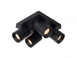 Plafondspot NIGEL 4x - Zwart Zwart