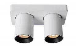 Plafondspot NIGEL 2x - Wit Wit -Welkom bij Verlichting en Meubels Winkel! lucide nigel 40092