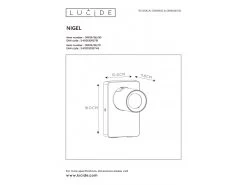 Wandspot NIGEL Met USB Oplaadpunt - Zwart Zwart -Welkom bij Verlichting en Meubels Winkel! lucide nigel 52701 1