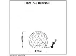 Tafellamp OTONA - Zwart Zwart -Welkom bij Verlichting en Meubels Winkel! lucide otona 33771 1