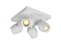 Plafondspot 4X PRESTON - Wit Wit