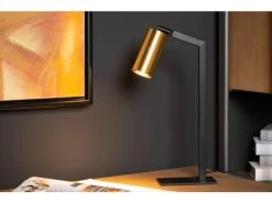 Tafellamp SYBIL - Zwart/messing Zwart 8 Tafellamp SYBIL - Zwart/messing Zwart -Welkom bij Verlichting en Meubels Winkel! lucide sybil 52169