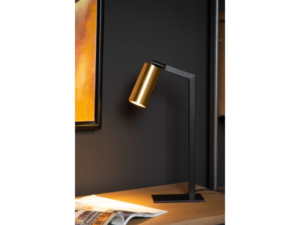 Tafellamp SYBIL - Zwart/messing Zwart 2 Tafellamp SYBIL - Zwart/messing Zwart - Afbeelding 2