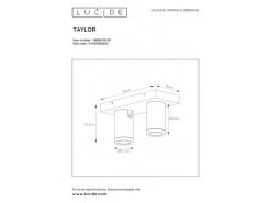 Plafondspot TAYLOR 2x - Wit Wit -Welkom bij Verlichting en Meubels Winkel! lucide taylor 40147 1
