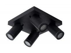Plafondspot TAYLOR 4x - Zwart Zwart -Welkom bij Verlichting en Meubels Winkel! lucide taylor 40158
