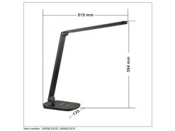 Bureaulamp VARIO LED - Zwart Zwart 13 Bureaulamp VARIO LED - Zwart Zwart -Welkom bij Verlichting en Meubels Winkel! lucide vario led 22481