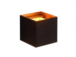 Wandlamp XIO - Zwart/goud Zwart