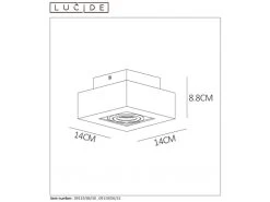 Spot XIRAX - Wit/zwart Wit 10 Spot XIRAX - Wit/zwart Wit -Welkom bij Verlichting en Meubels Winkel! lucide xirax 32763