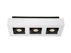 Spot XIRAX 3 Spots - Wit/zwart Wit