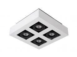 Spot XIRAX 4 Spots - Wit/zwart Wit