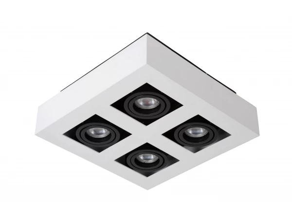 Spot XIRAX 4 Spots - Wit/zwart Wit 1 Spot XIRAX 4 Spots - Wit/zwart Wit