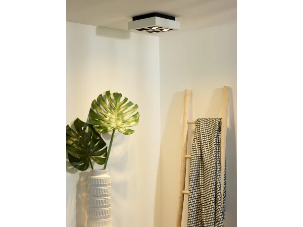 Spot XIRAX 4 Spots - Wit/zwart Wit 2 Spot XIRAX 4 Spots - Wit/zwart Wit - Afbeelding 2