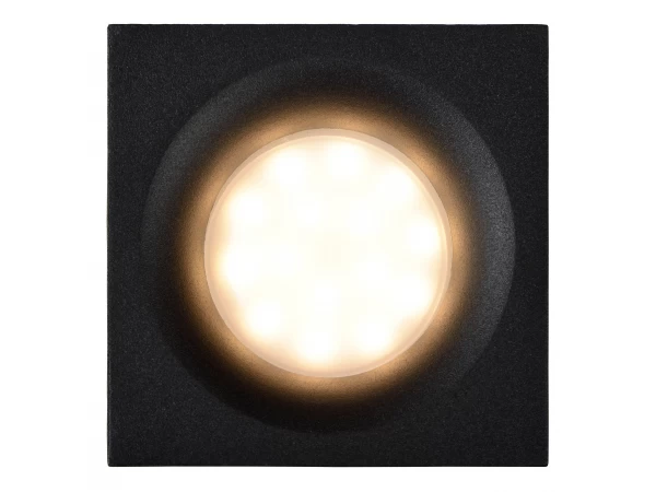 Vierkante Inbouwspot ZIVA - Zwart Zwart 2 Vierkante Inbouwspot ZIVA - Zwart Zwart - Afbeelding 2