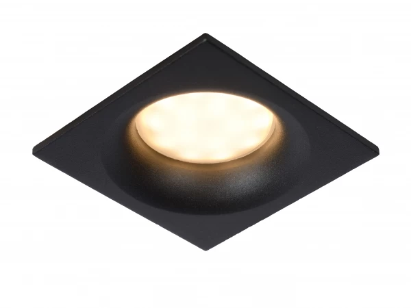 Vierkante Inbouwspot ZIVA - Zwart Zwart 1 Vierkante Inbouwspot ZIVA - Zwart Zwart