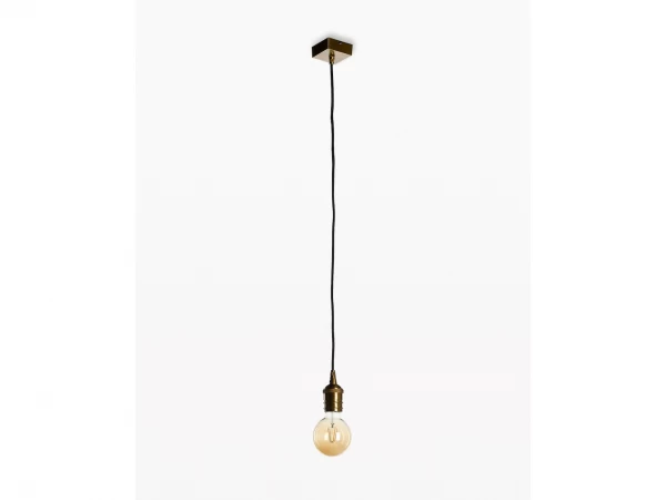 Hanglamp CORDOBA X1 - Vintage Brons 1 Hanglamp CORDOBA X1 - Vintage Brons