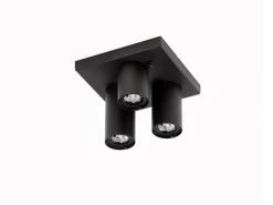 Spot VANCOUVER 3x - Zwart Zwart