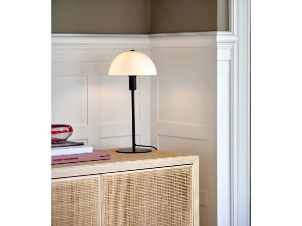 Nordlux Tafellamp ELLEN 20 - Zwart/opaal Zwart 2 Nordlux Tafellamp ELLEN 20 - Zwart/opaal Zwart - Afbeelding 2