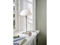 Nordlux Tafellamp ELLEN 20 - Geborsteld Staal/opaal Rvs -Welkom bij Verlichting en Meubels Winkel! nordlux ellen 20 48799