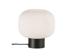 Nordlux Tafellamp MILFORD - Opaal Wit/zwart Wit