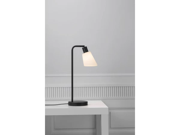 Nordlux Tafellamp MOLLI - Zwart/gesatineerd Glas Zwart 2 Nordlux Tafellamp MOLLI - Zwart/gesatineerd Glas Zwart - Afbeelding 2