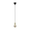 Nordlux Hanglamp PACO 1 - Messing/zwart Multicolor