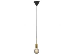 Nordlux Hanglamp PACO 1 - Messing/zwart Multicolor -Welkom bij Verlichting en Meubels Winkel! nordlux paco 1 46953
