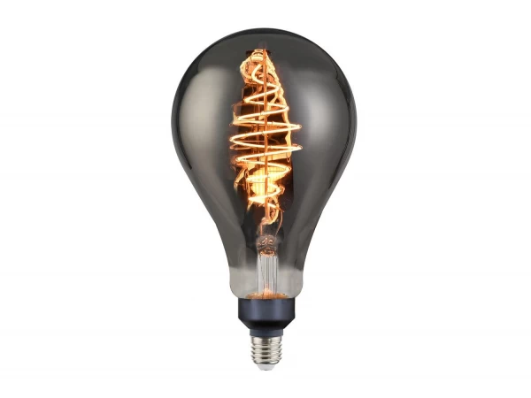 Nordlux Lichtbron E27/LED 8,5W Spiraal - Smoked Grijs 1 Nordlux Lichtbron E27/LED 8,5W Spiraal - Smoked Grijs