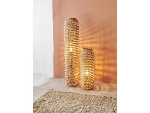 Vloerlamp ROTA Groot - Naturel Hout -Welkom bij Verlichting en Meubels Winkel! pomax rota 44889