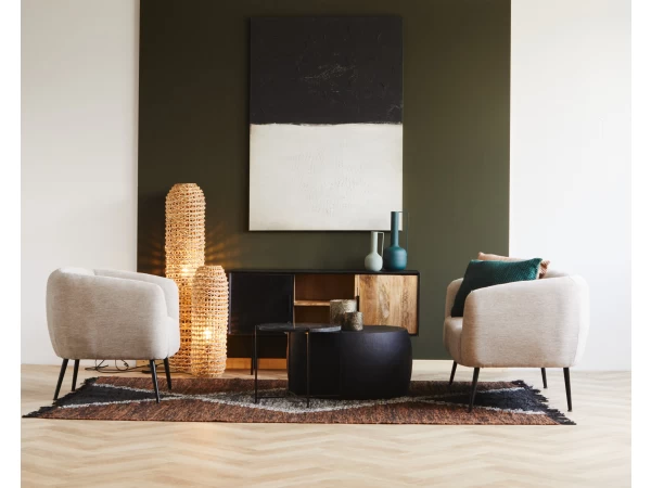 Vloerlamp ROTA Groot - Naturel Hout 5 Vloerlamp ROTA Groot - Naturel Hout - Afbeelding 5